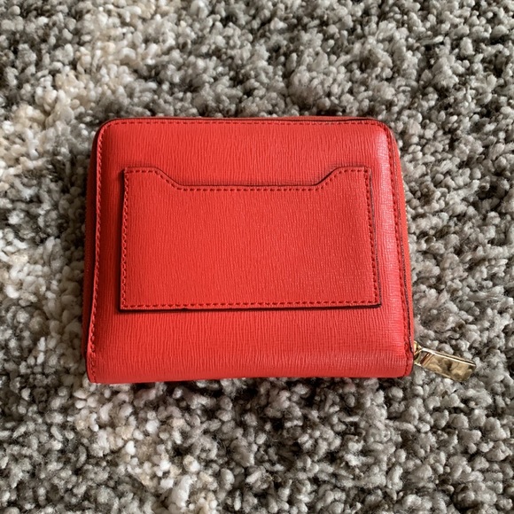 COACH wallet, leather coral color - Picture 2 of 6